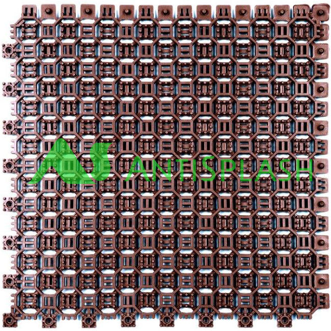 Модульное покрытие «Optima Duos» размер модуля 250 х 250 х 9 мм, коричневый RAL 8025