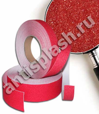 Anti Slip Systems, крупной зернистости, 25 мм красный