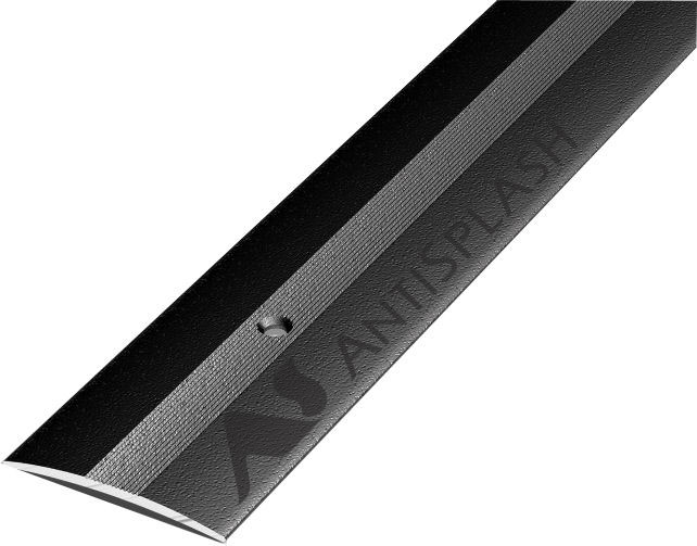 Порог алюминиевый  ПС-03 37x3,3x900 мм, окрашенный в черный