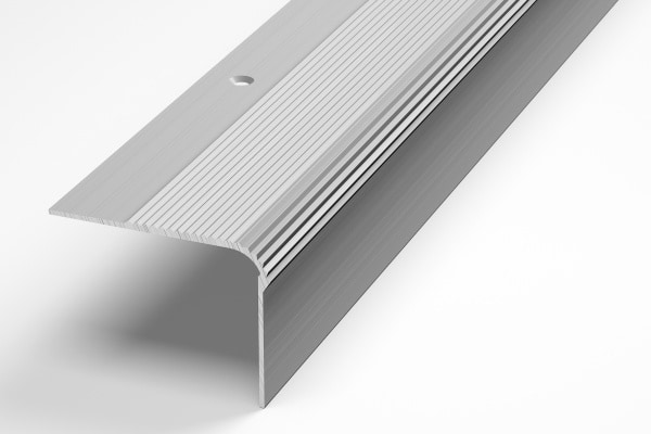 Порог алюминиевый  ПУ-02 54x41,8x1800 мм, анод люкс серебро
