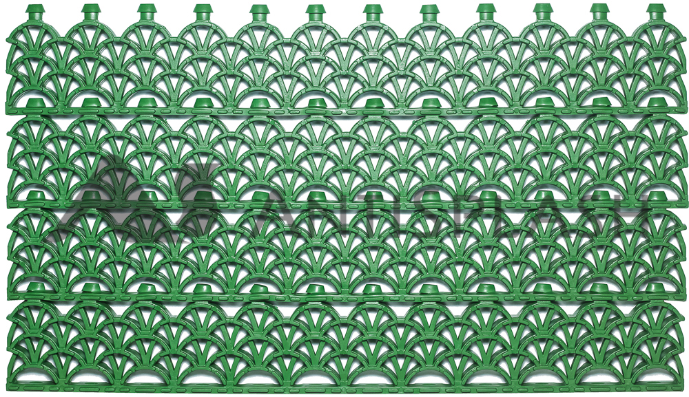 Ячеистое модульное покрытие «Прима», 10 мм, зеленый