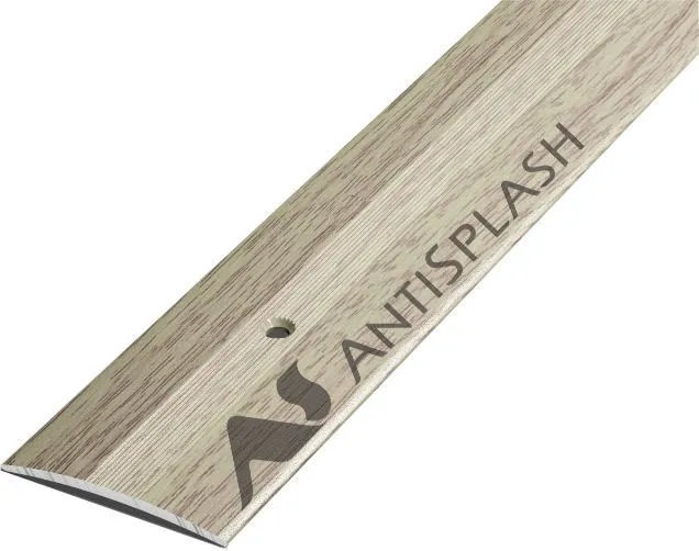 Порог алюминиевый  ПС-03 37x3,3x2700 мм, дуб беленый