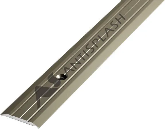 Порог алюминиевый  ПС-01 25x3x1800 мм, анод люкс бронза