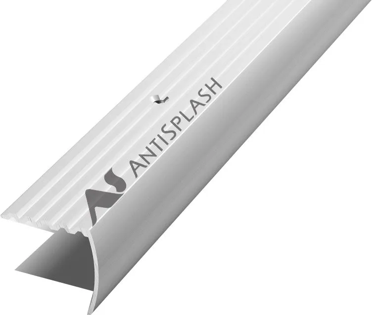 Порог алюминиевый  угловой Д-4 32,7x30x2700 мм, Серебро НЕ