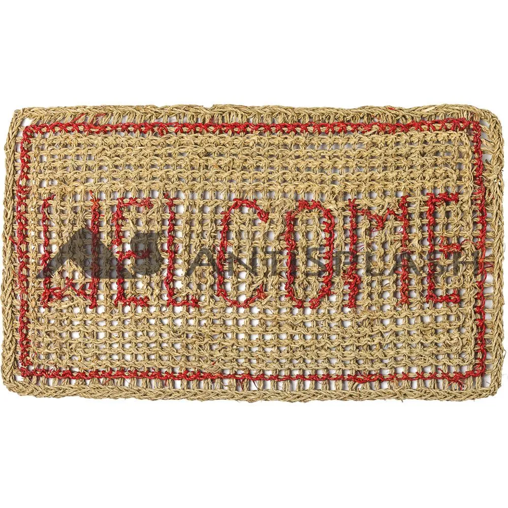 Циновка 35*60 см. прямоугольная "Welcome"
