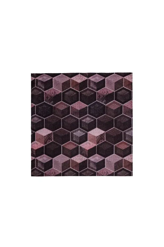 Велюровая дорожка 1x15 «Соты микс»