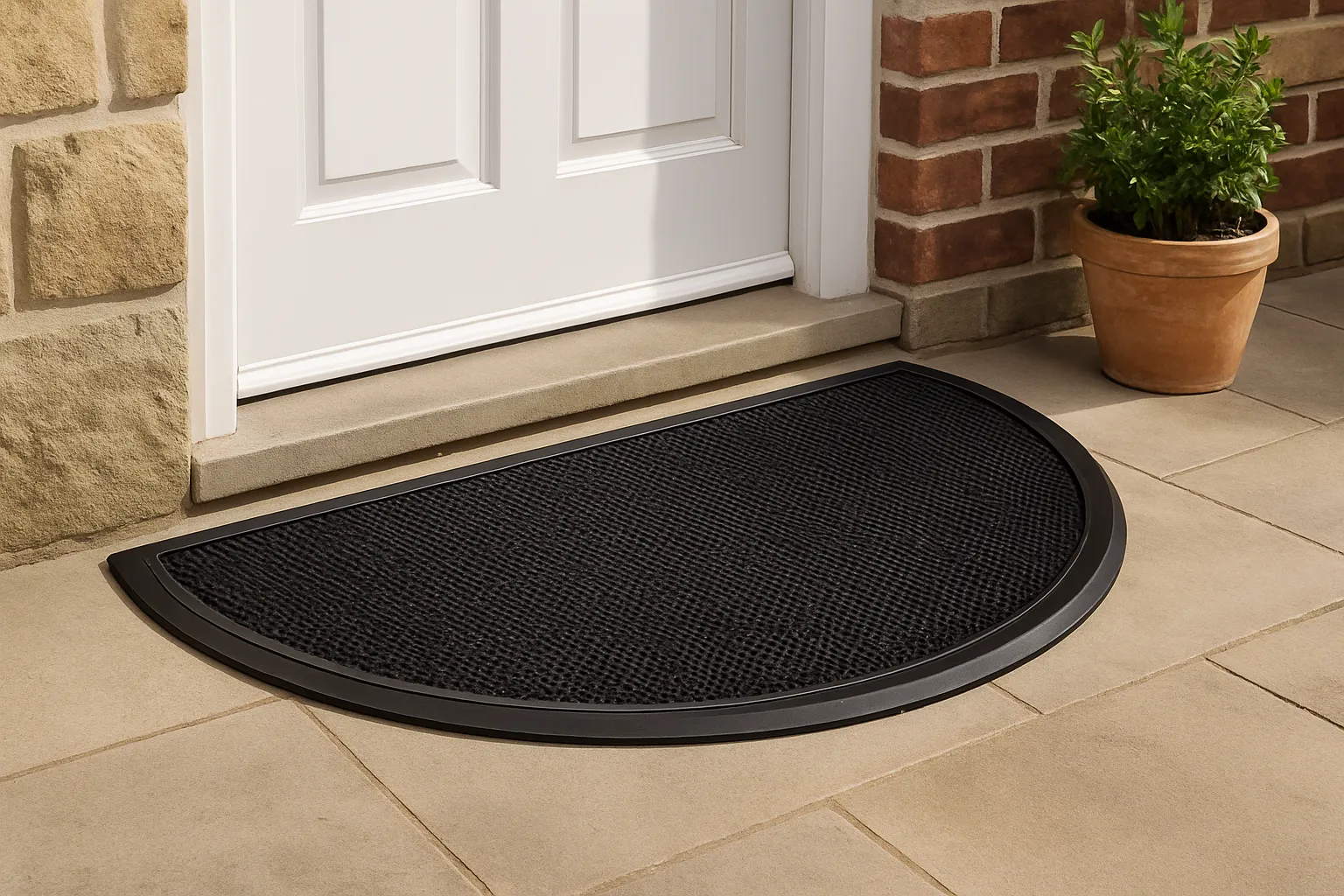 Коврик PinMat полукруг 450 х 750, черный