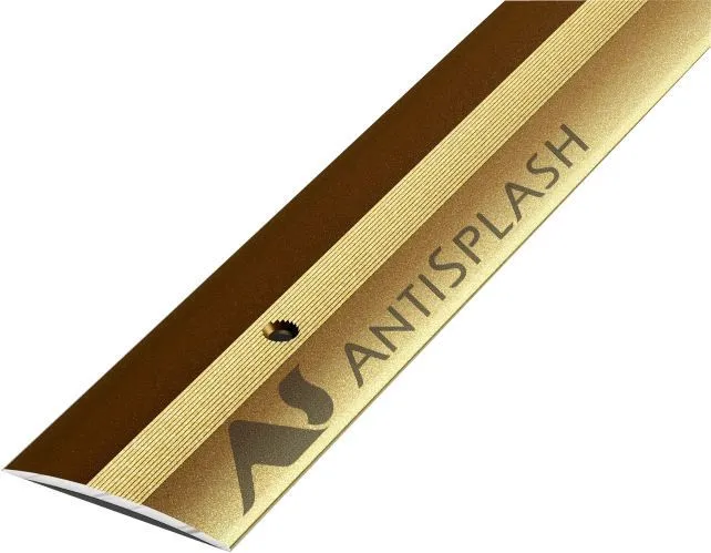 Порог алюминиевый  ПС-03 37x3,3x2700 мм, окрашенный в бронзу