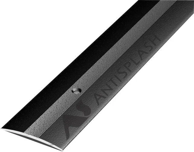 Порог алюминиевый  ПС-03 37x3,3x2700 мм, окрашенный в черный