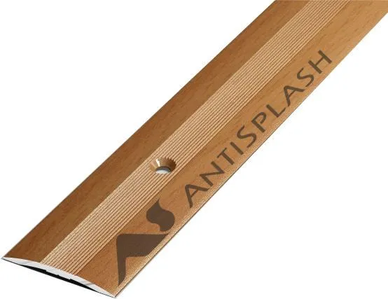 Порог алюминиевый  ПС-03-2 28x3,4x2700 мм, бук