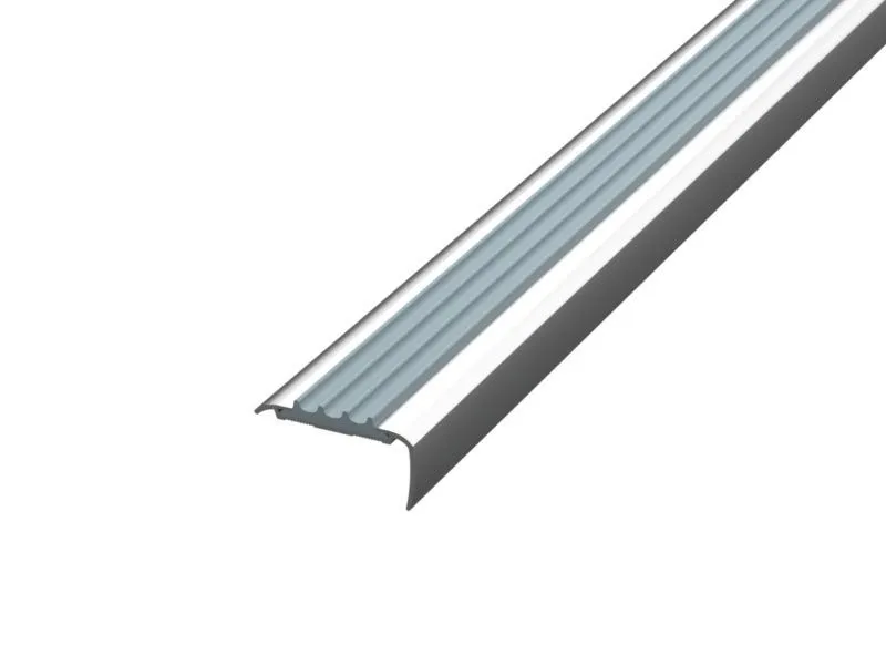 Алюминиевый угол-порог АУ-42 Евро, 1250мм серый