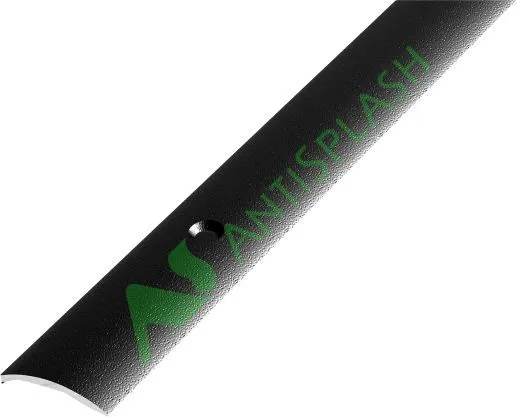 Порог алюминиевый  ПС-02 19x3,5x2700 мм, окрашенный в черный