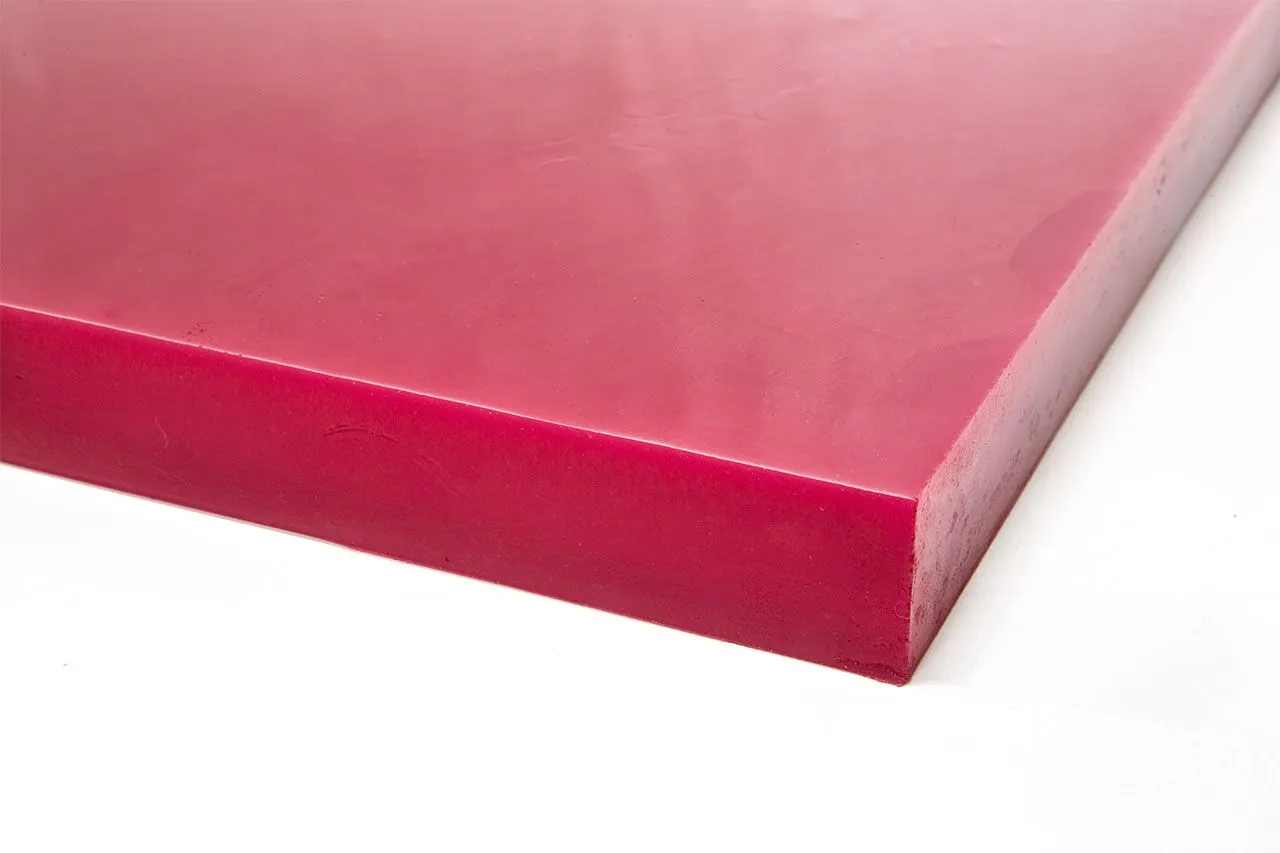 Полиуретан листовой 30 мм (500х500 мм, 9.4 кг, красный) Россия