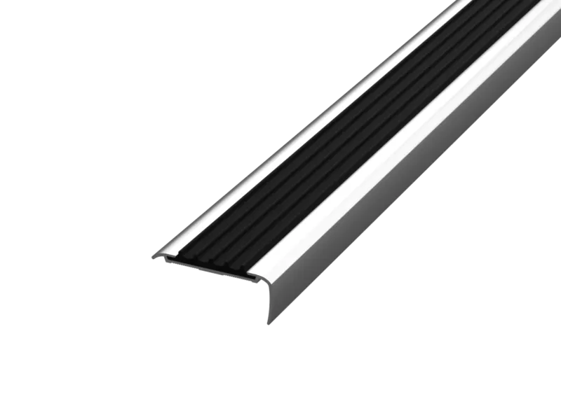 Алюминиевый угол-порог АУ-50 Евро, Черный 2500мм