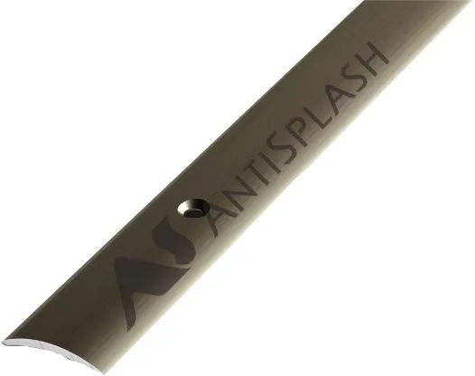 Порог алюминиевый  ПС-02 19x3,5x1800 мм, анод люкс бронза