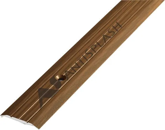 Порог алюминиевый  ПС-01 25x3x1350 мм, дуб темный