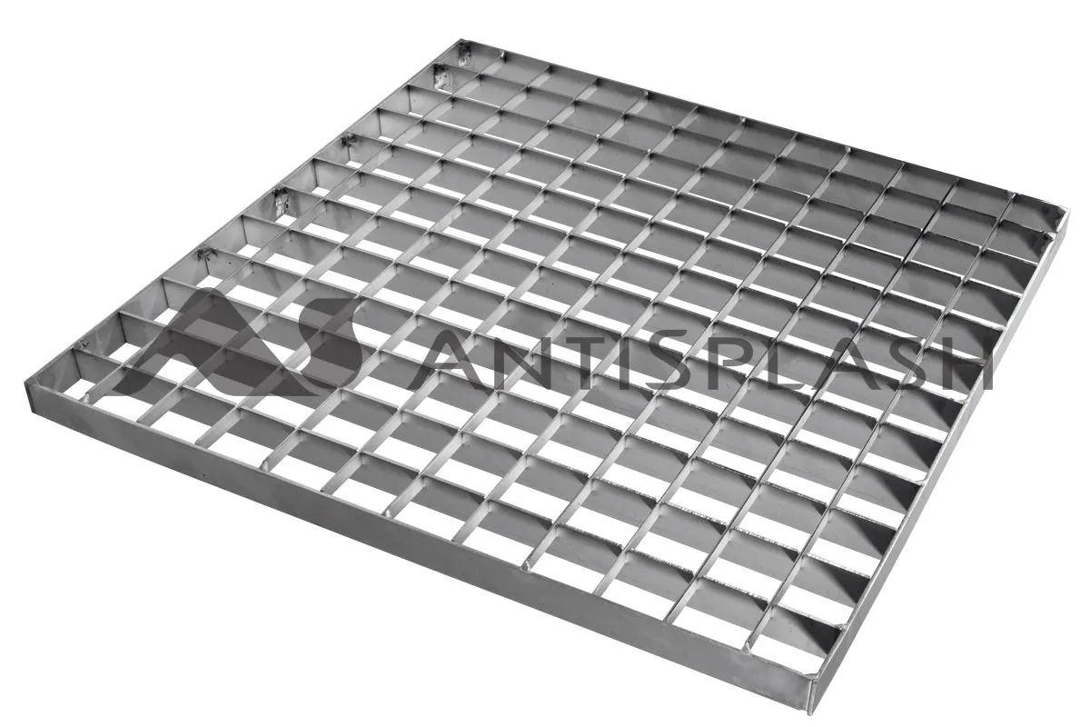 Решетка стальная 500x1000 мм (полоса 30x2 мм) мм (ячейка 33x33 мм),  11,5кг