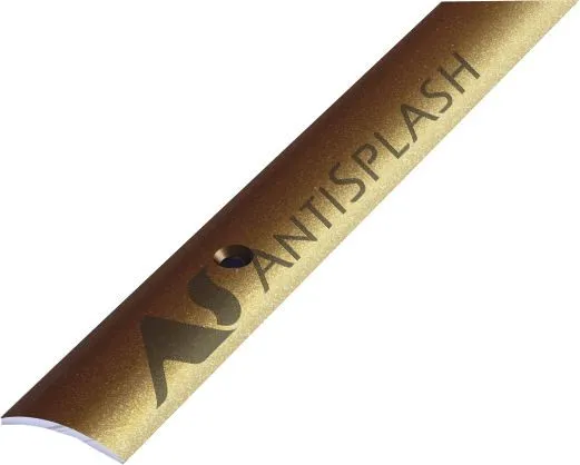 Порог алюминиевый  ПС-02 19x3,5x2700 мм, окрашенный в бронзу