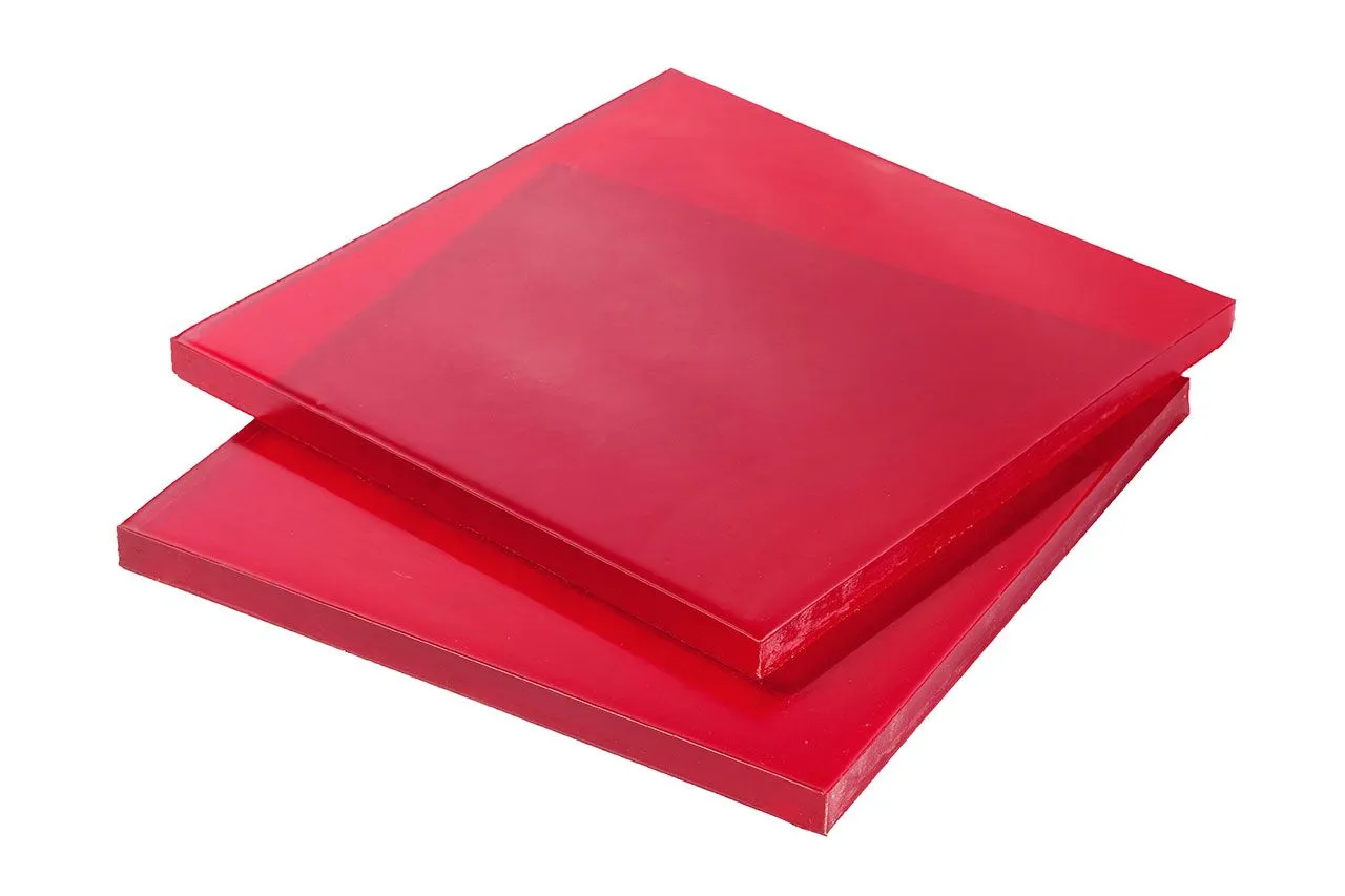 Полиуретан листовой 30 мм (500х500 мм, 9.4 кг, красный) Россия
