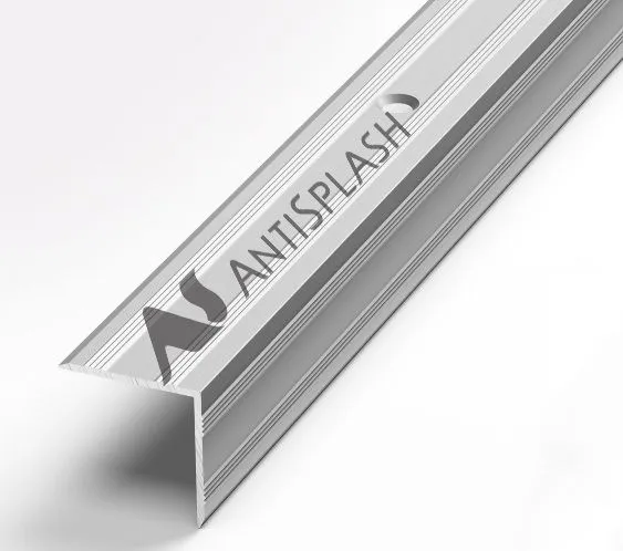 Порог алюминиевый  ПУ-05 20x20x900 мм, анод люкс серебро
