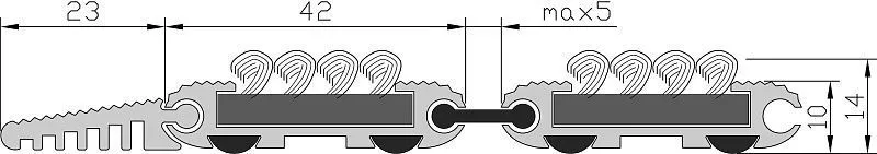 Решетка «Респект», текстиль, черная