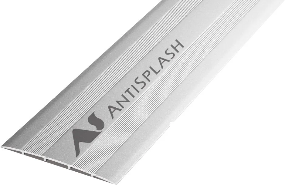 Порог алюминиевый  ПС-18 80x900 мм, окрашенный в серебро