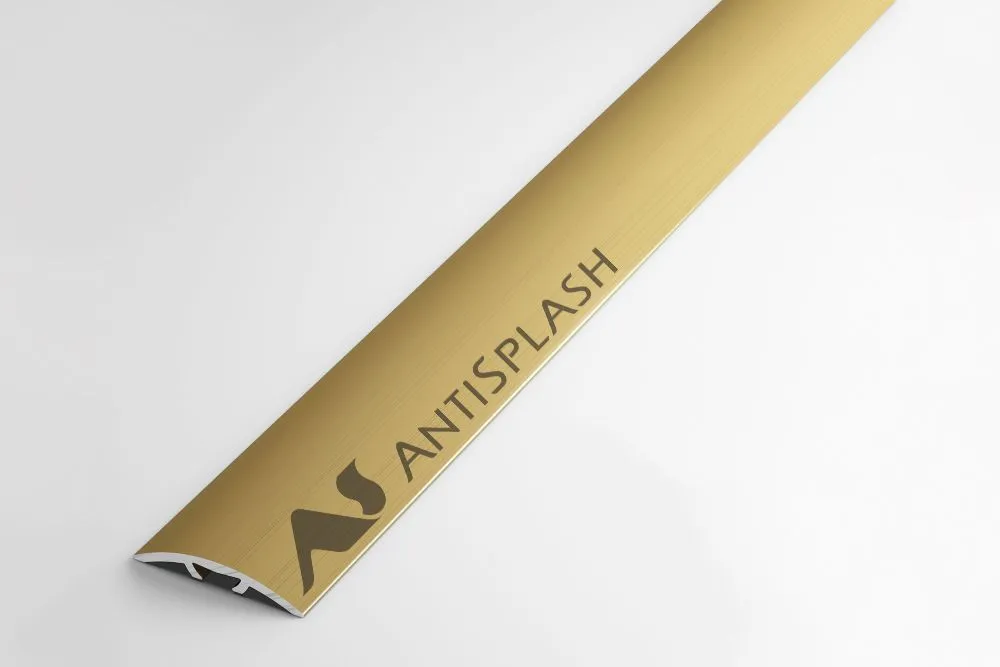 Порог алюминиевый  ПС-04-02 31x4,6x1350 мм, анод люкс золото