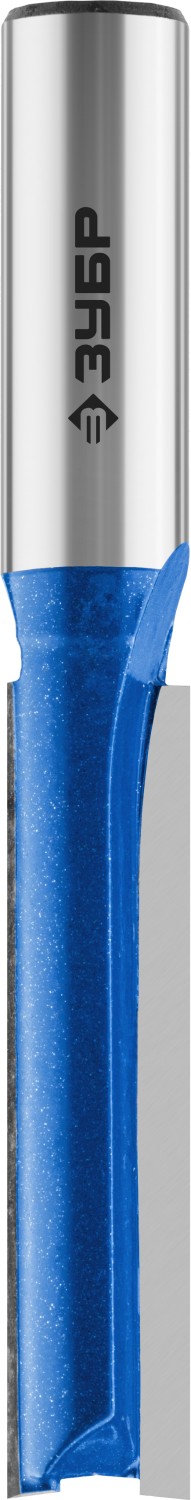 ЗУБР 12 x 51 мм, хвостовик 12 мм, фреза пазовая прямая. удлиненная, Профессионал (28754-12-51)