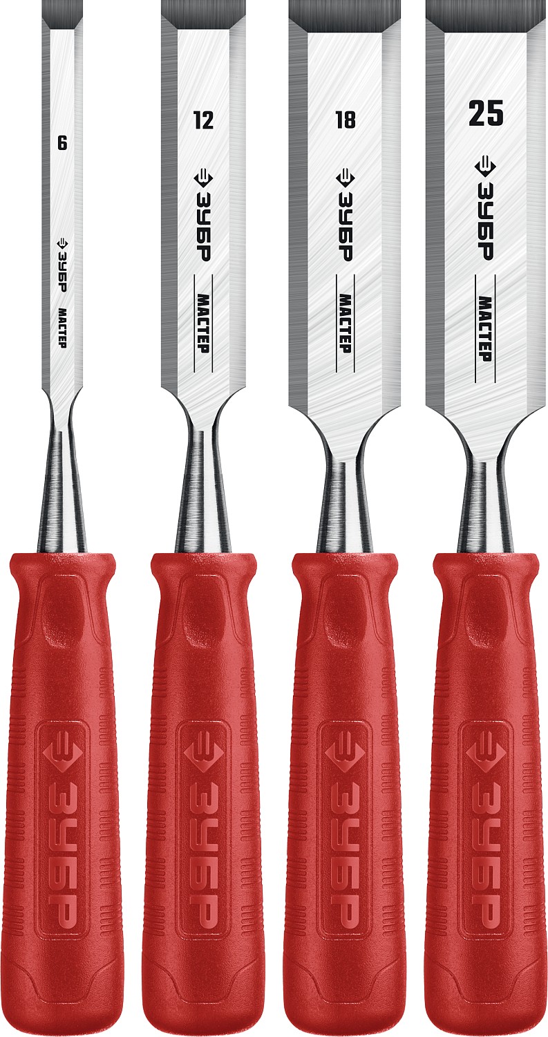 ЗУБР 4 шт, набор стамесок (18094-H4)