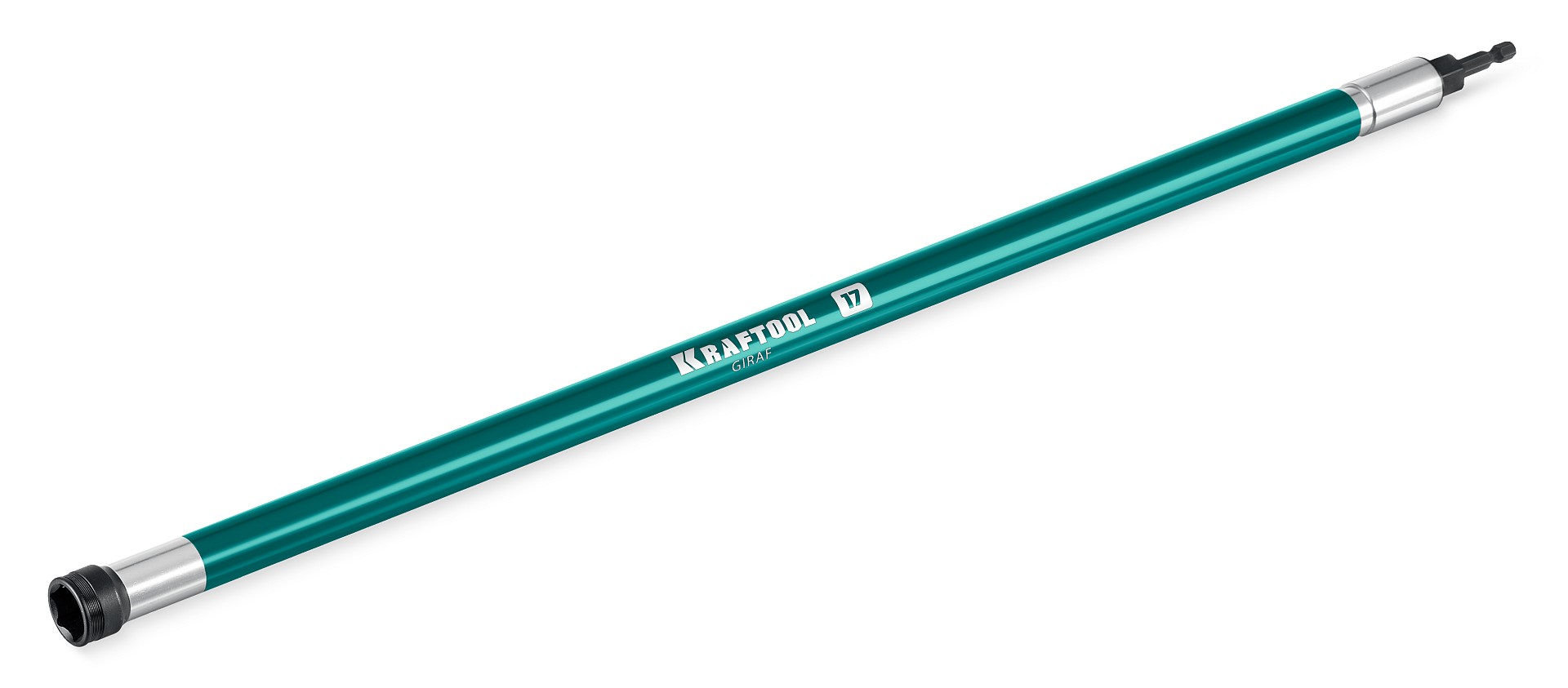 KRAFTOOL X-DRIVE LONG, 17 мм (М10), 585 мм, экстрадлинная ударная бита с торцовой головкой (26198-17)