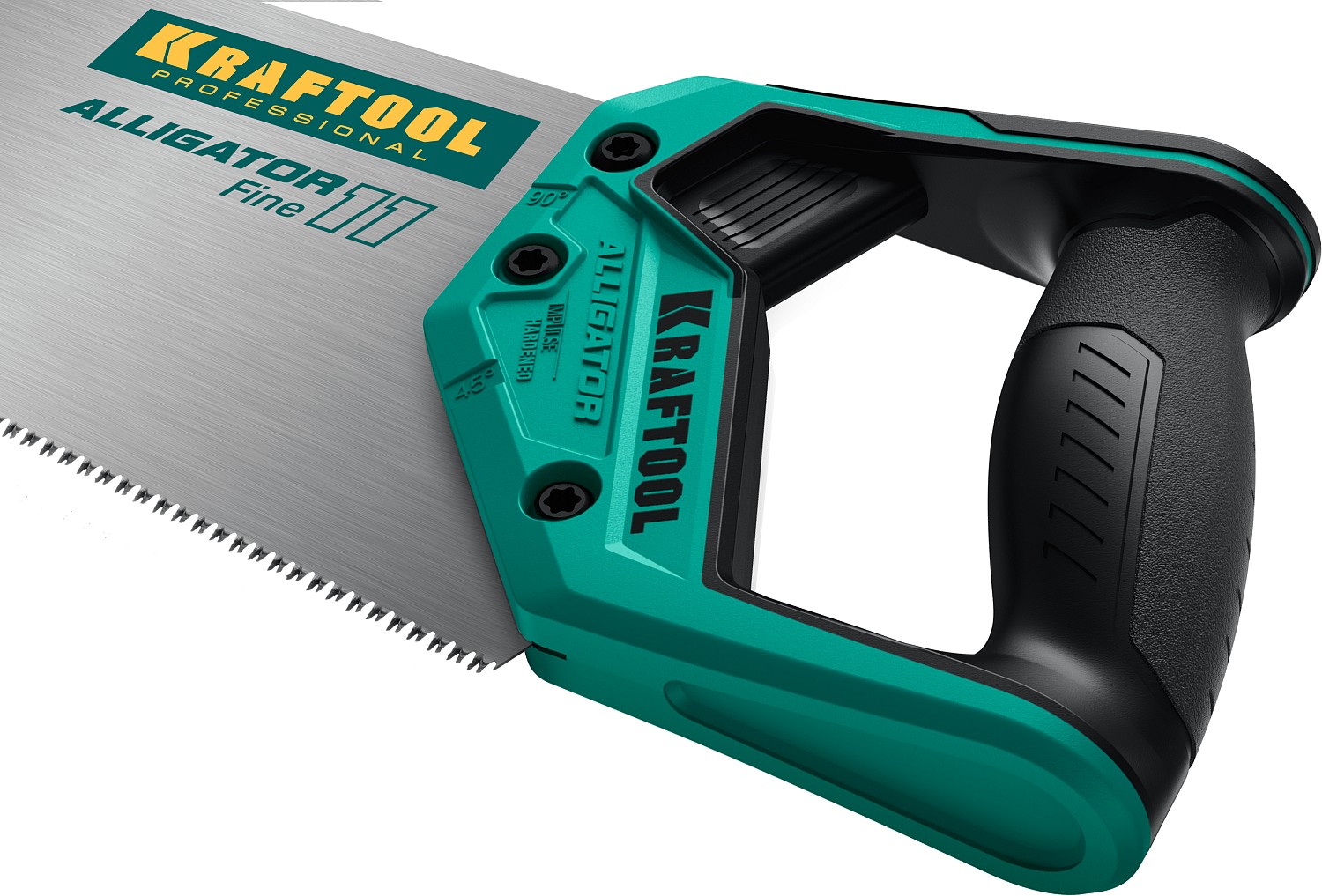 KRAFTOOL Alligator Fine 11, 450 мм, ножовка для точного реза (15203-45)
