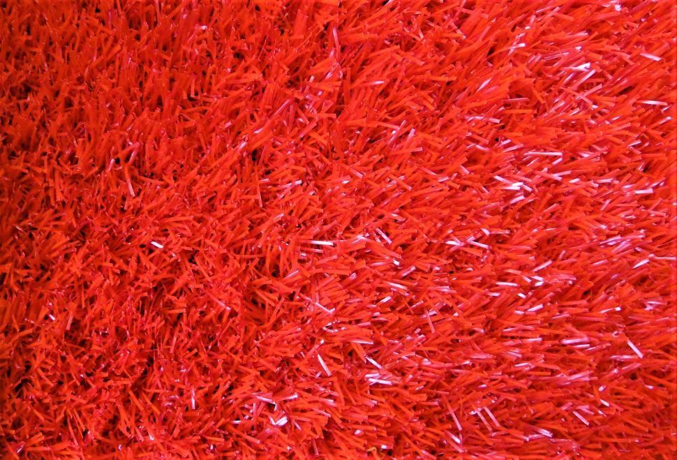 Искусственная трава 20 мм «Деко колор» 4х20 м  (красный)