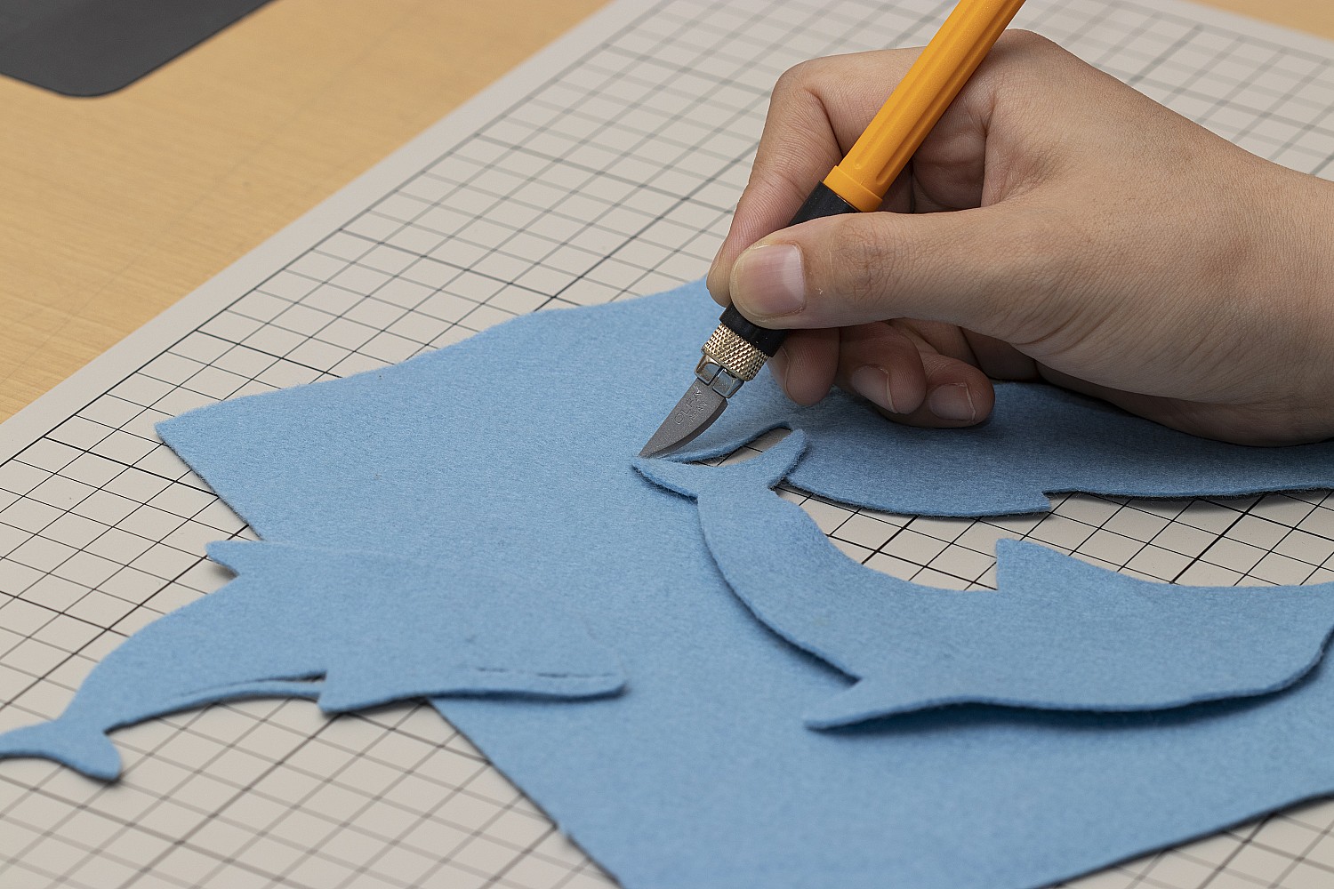 OLFA с профильными лезвиями 6 мм, 4 шт, перовой нож (OL-AK-4)