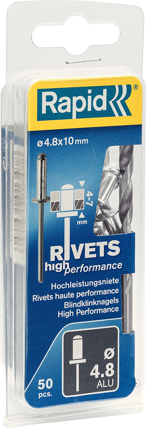 RAPID 4.8 х 10 мм, 50 шт, алюминиевая заклепка (5000387)