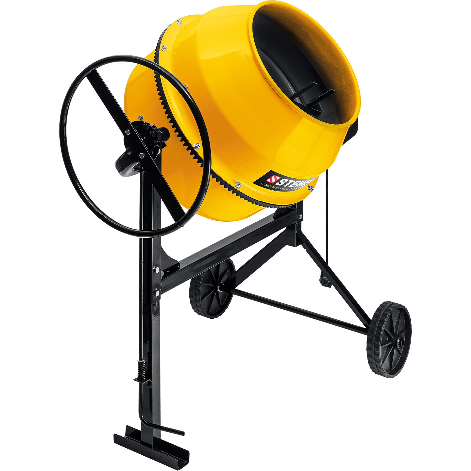 STEHER 120 л, 550 Вт, бетоносмеситель с полиамидным венцом (CM-120)
