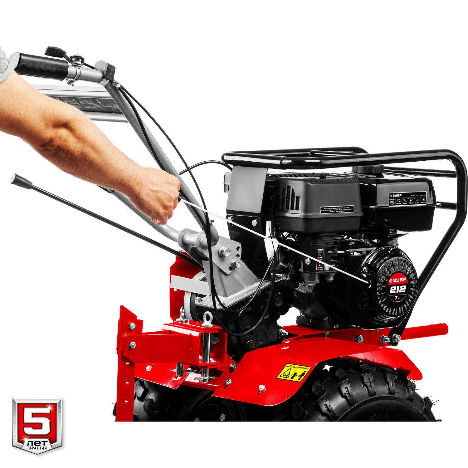 ЗУБР 7 л.с., усиленный мотоблок (МТУ-350)