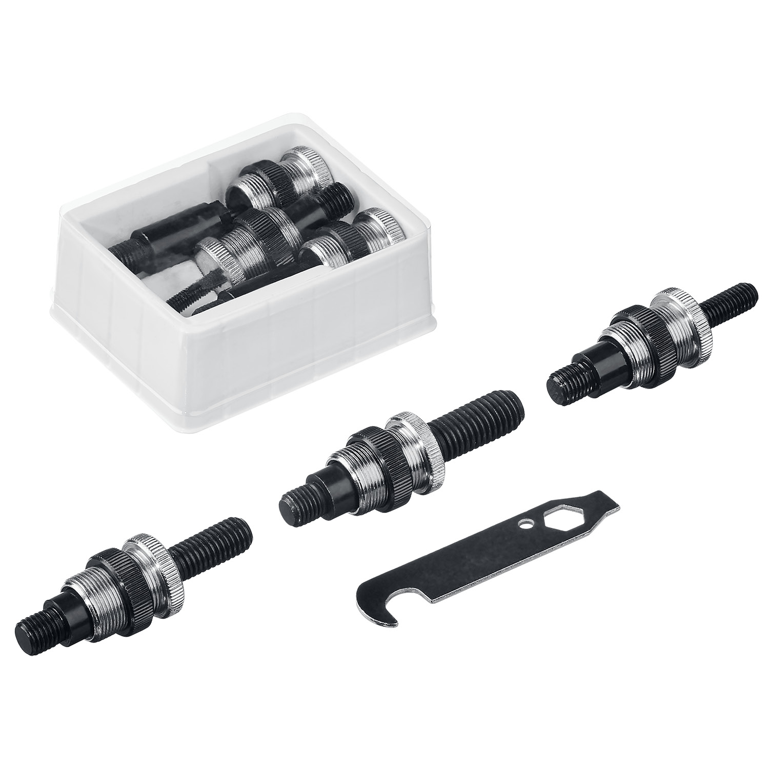 KRAFTOOL NUT-12, М3 - М12, 380 мм, резьбовой двуручный заклепочник в кейсе (31183)