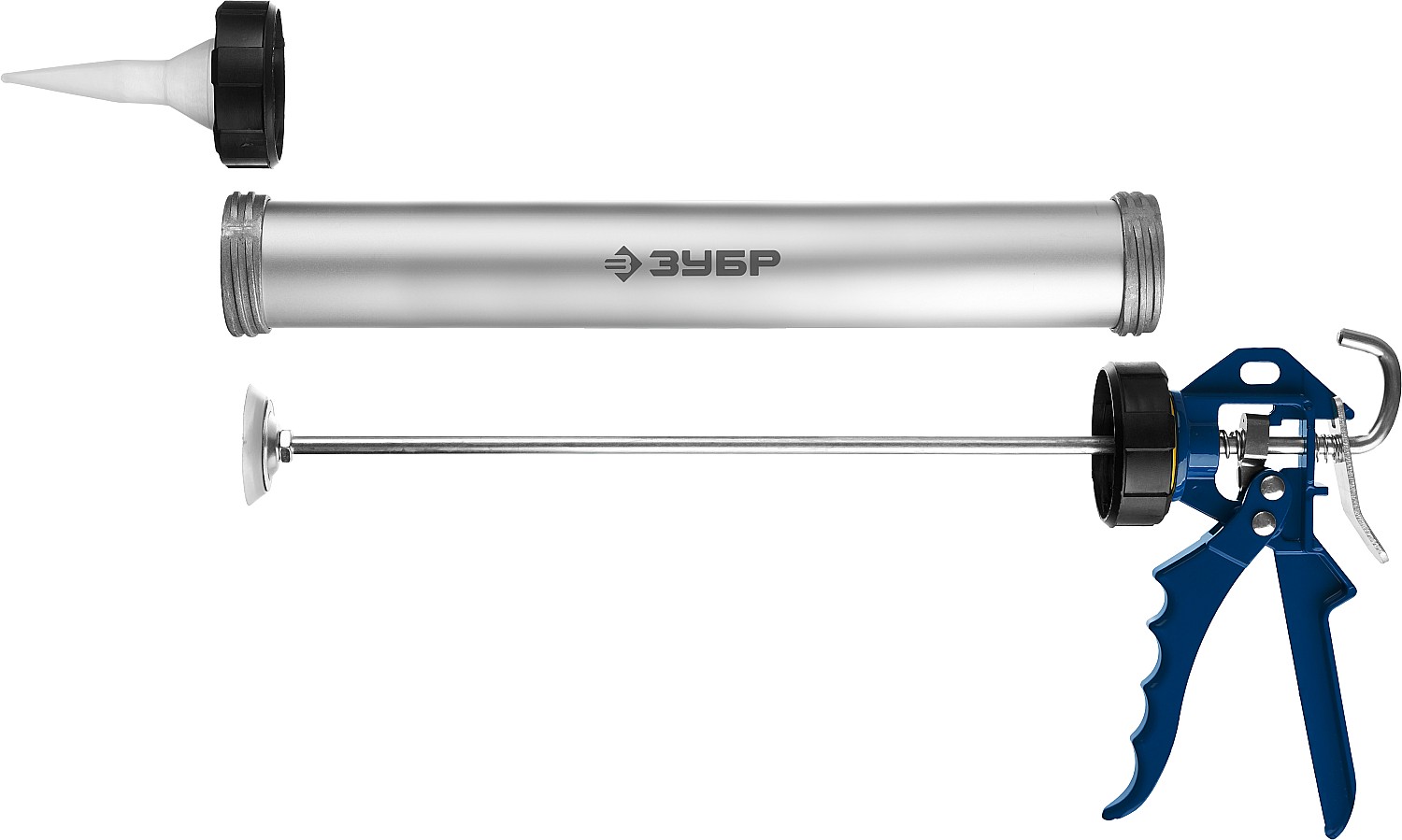 ЗУБР 600 мл, закрытый, пистолет для герметика, Профессионал (06633-60)