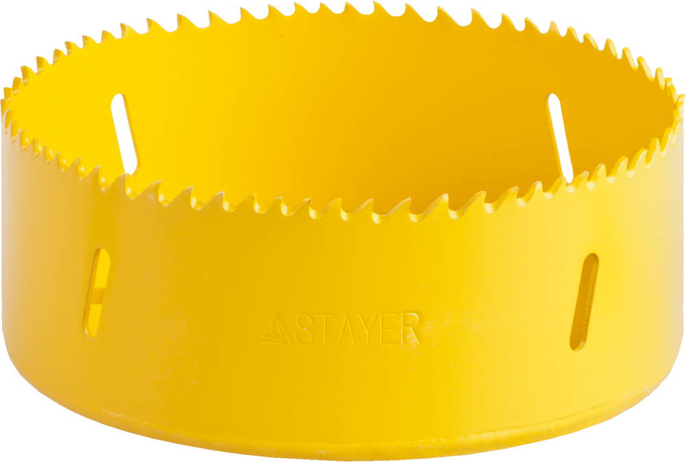 STAYER COBRA-BiM 114 мм биметаллическая коронка, сталь HSS (29547-114)