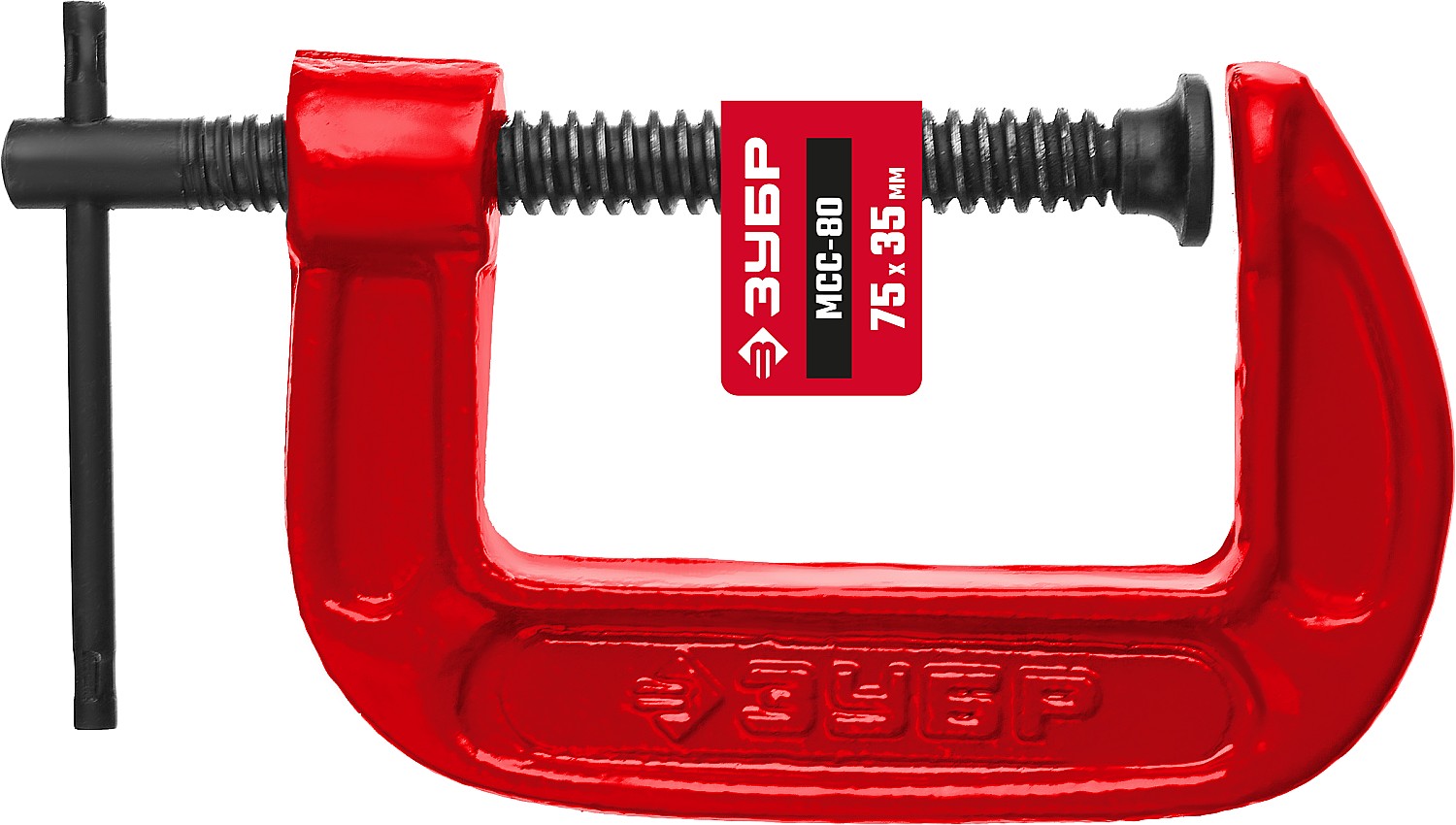 ЗУБР МСС-80, 75 мм, чугунная струбцина (32244-075)