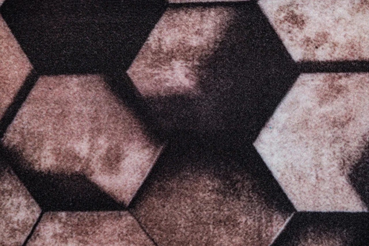Велюровая дорожка 0,8x15 «Мозаика беж»
