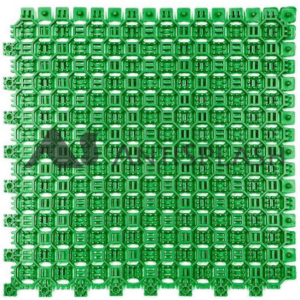 Модульное покрытие «Optima Duos» размер модуля 250 х 250 х 16 мм, зеленый RAL 6029