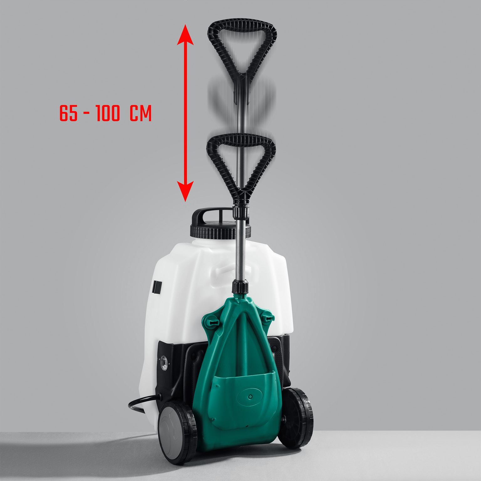 ЗУБР 16 л, колеса, аккумуляторный опрыскиватель (ОПС-16К)