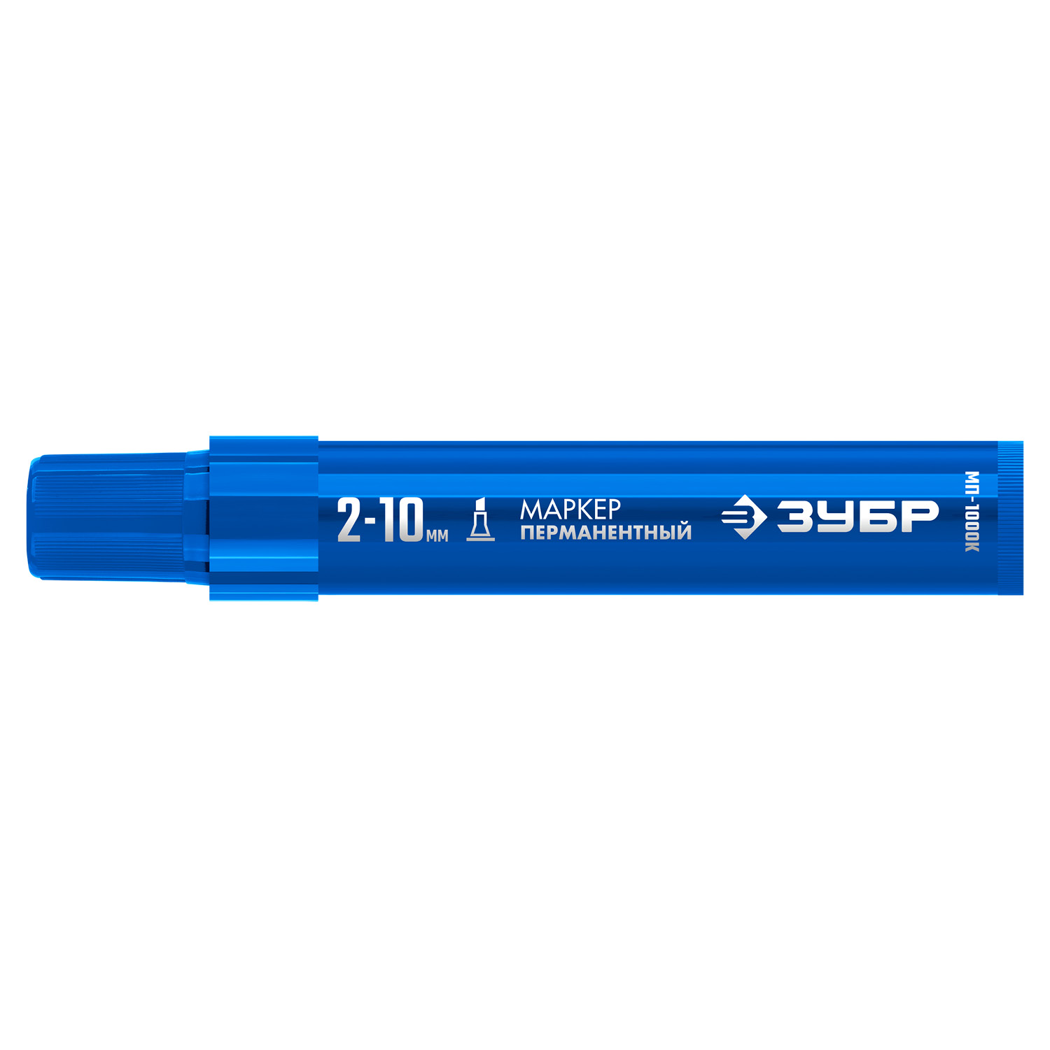 ЗУБР МП-1000К синий, 2-10 мм, клиновидный перманентный маркер (06333-7)