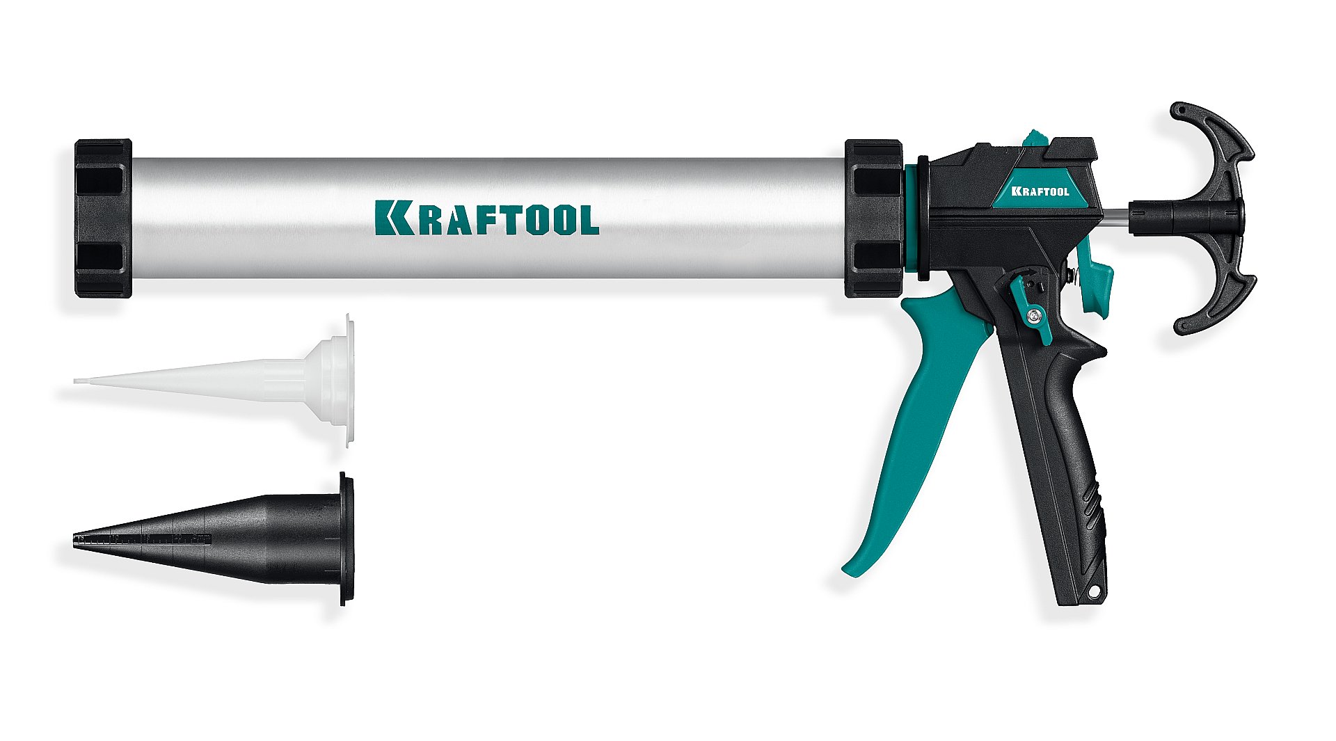 KRAFTOOL ULTRA 600 мл, прямой забор, регулировка силы давления, вариативная антикапельная система, закрытый пистолет для герметикаа (06677-60)