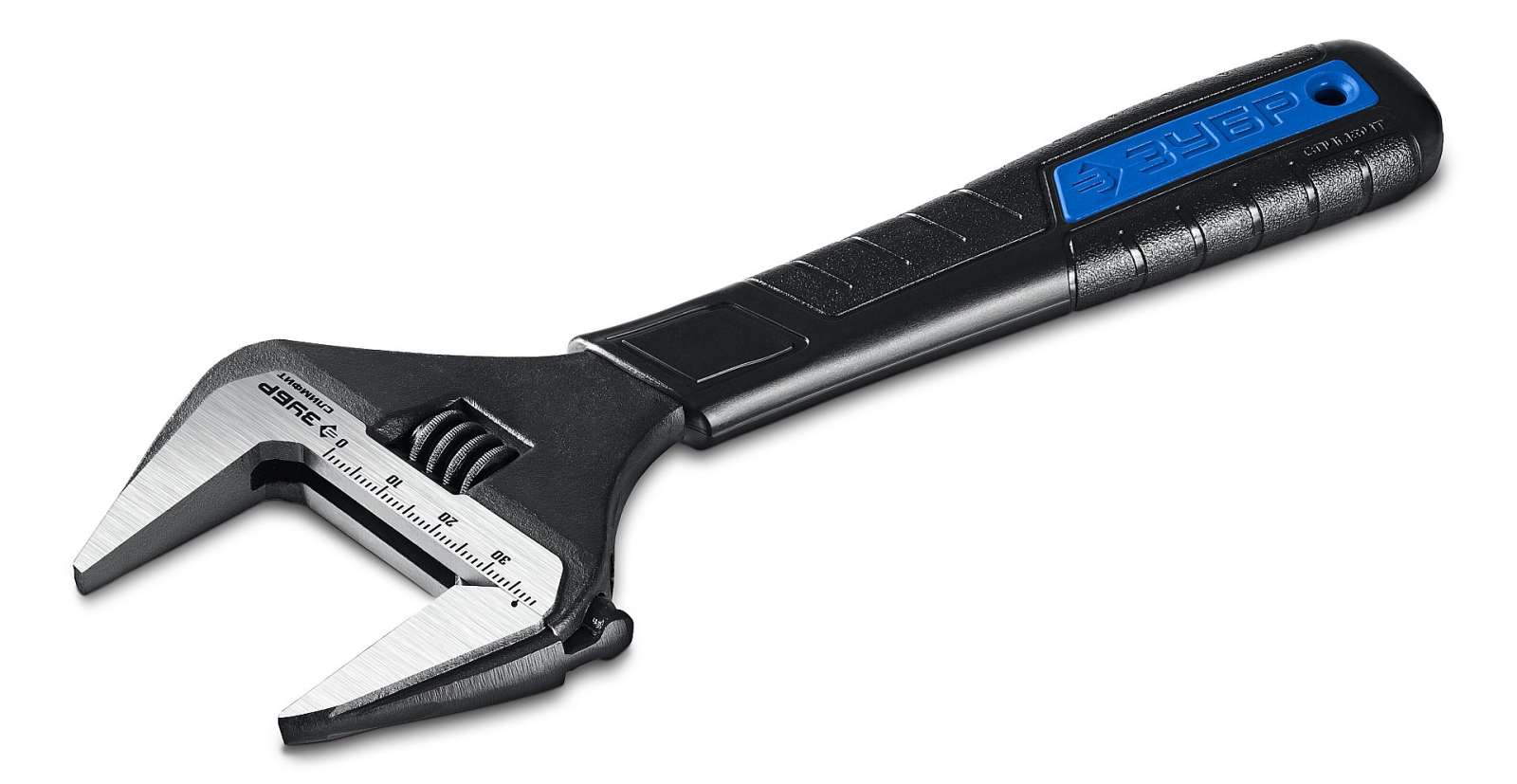 ЗУБР СлимФит, 200/39 мм, разводной ключ, ПРОФЕССИОНАЛ (27245-20)