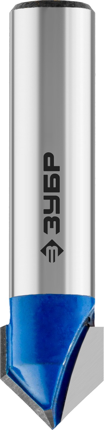 ЗУБР 9.5 x 9.5 мм, угол 90° мм, фреза пазовая галтельная V-образная, Профессионал (28752-9.5)