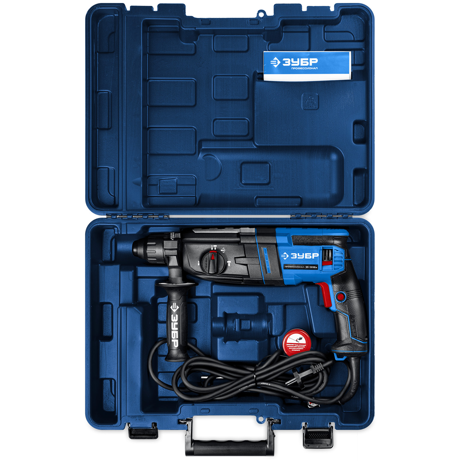 ЗУБР 28 мм, 900 Вт, перфоратор SDS Plus, мет. корпус, Профессионал (ЗП-2890 М)