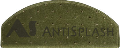 Ковровые накладки «Барс» темно-зеленый 26х75 см