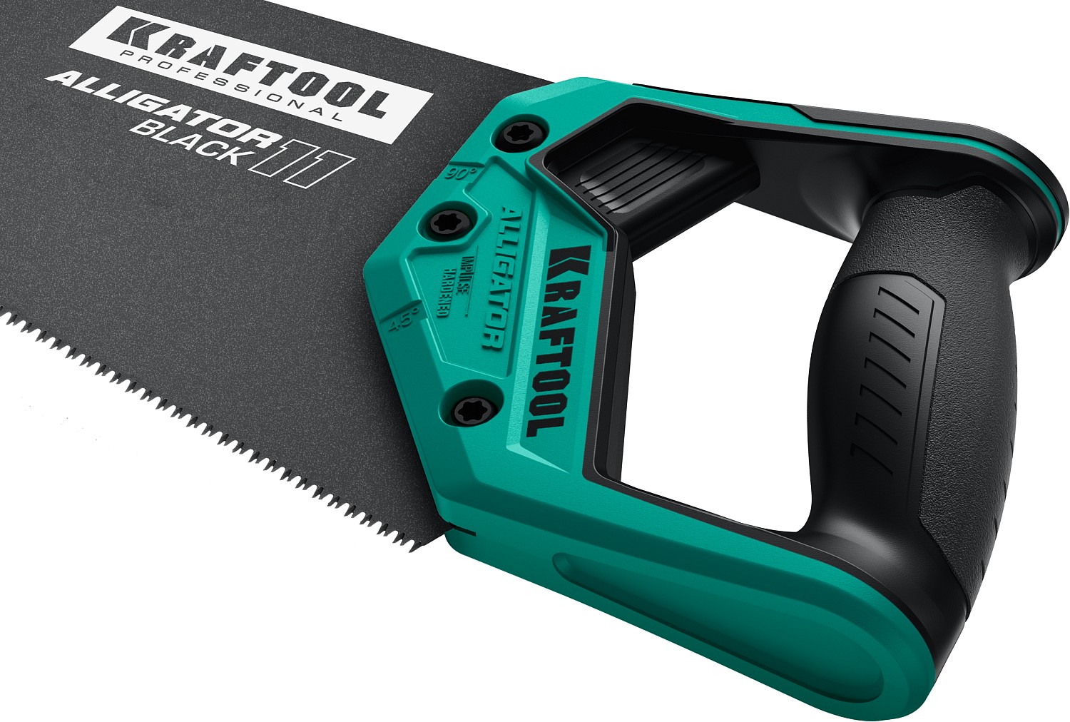 KRAFTOOL Alligator Black 11, 550 мм, ножовка для точного реза (15205-55)